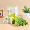 USBOO Biodegradable Disposable Diaper Bags, 200 Count, 1.0 Liters Capacity,