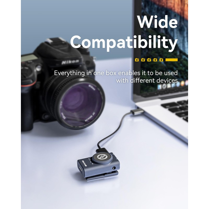 Hollyland Lark M2 Wireless Lavalier Microphone for Camera PC Laptop