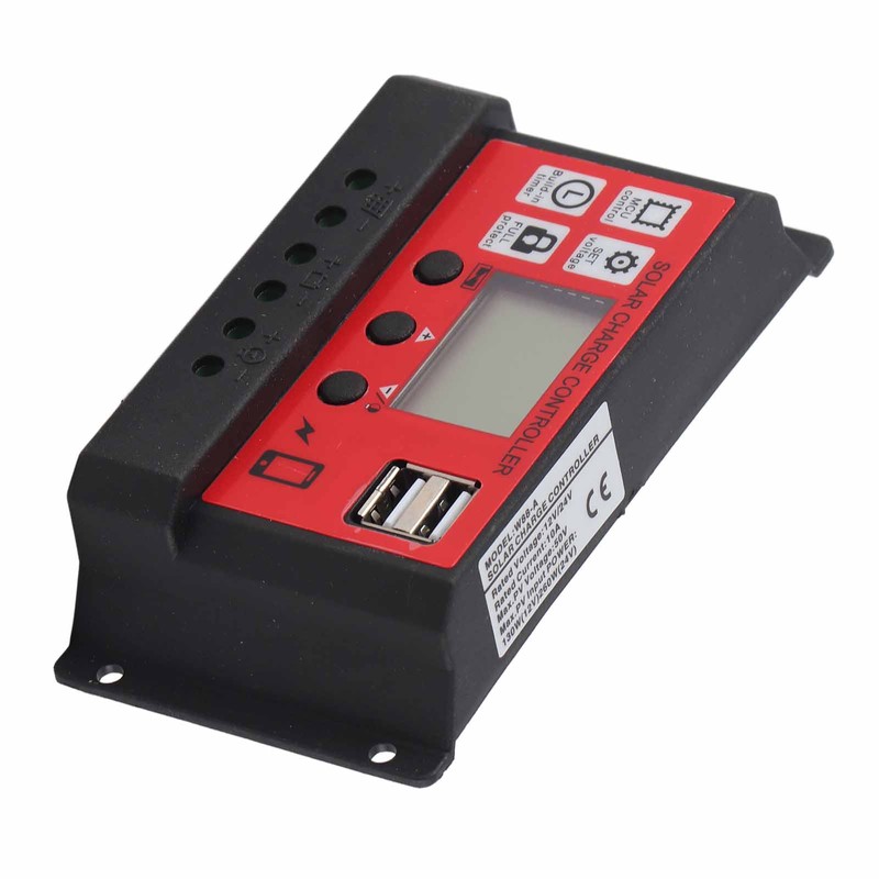 Solar Charge Controller Adjustable Solar Panel Battery Intelligent Regulator with