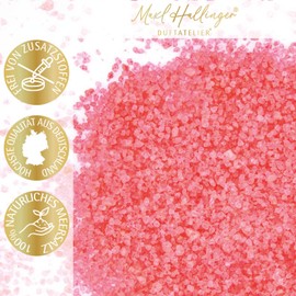 Hallingers Cranberry - Hochwertiges Badesalz als Geschenk mit Totes Meer Badesalz - aus dem Maxl Hallinger Duftatelier (Set) - Ostergeschenke Osterkörbchen Ostereier & als Osterdeko | Geburtstag Glück