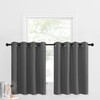 NICETOWN Short Blackout Cafe Curtains Kitchen Window Valance, Thermal Insulated