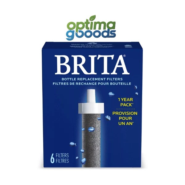 Brita Premium Water Bottle Replacement Filters 6 Count – Fresh