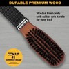 Conair Cepillo de cerdas de jabalí multiusos - Cepillo para