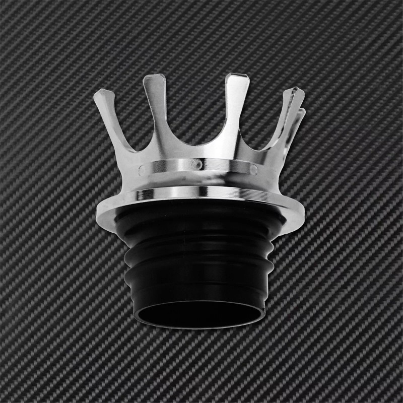 HDBUBALUS VENTED King Crown Gas Cap Fuel Tank Right-hand Thread