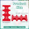 HOBBIESAY 4 Pieces 4 Colours Coin Dispenser Hard Case Portable