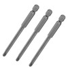 10Pcs 4mm Magnetic Screwdriver Bits Alloy Steel 1/4 Inch Hex