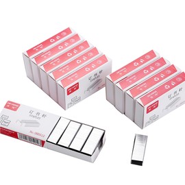 12# Staples, 10000 Pcs 0.4 Inch x 0.2 Inch Stainless Steel Staples for Desk Stapler of Office and Household (12#)