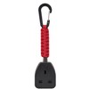 Socket Tester Holder with Paracord and Carabiner Clip, Multi-Colour, for