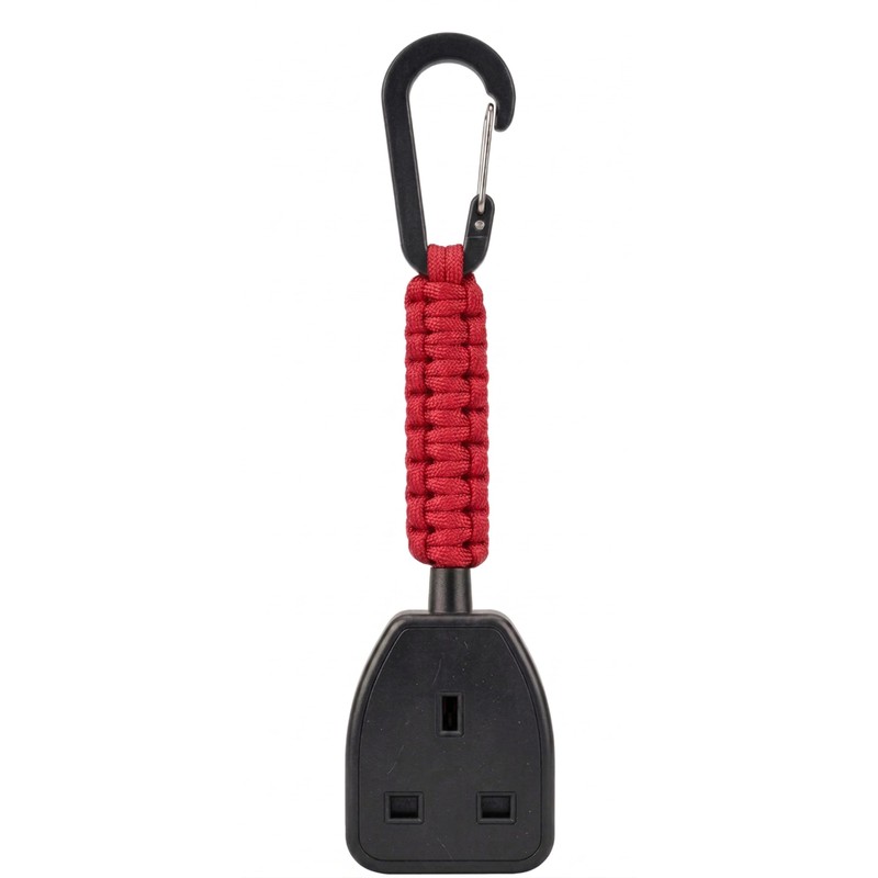 Socket Tester Holder with Paracord and Carabiner Clip, Multi-Colour, for