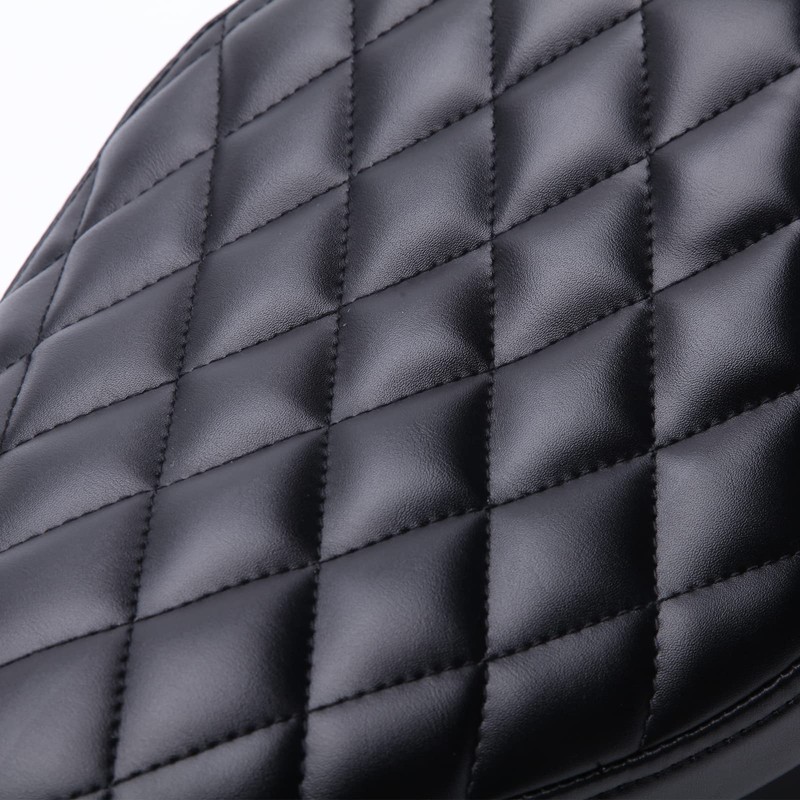 DREAMIZER Motorcycle Seat Cushion Driver Solo Seats with Spring Bracket