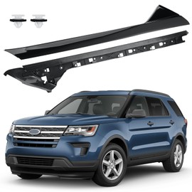 Windshield A-Pillar Molding Trim Kit Compatible with Ford Explorer 2011-2019,Front Outer & Inner Left Driver Side,BB5Z-7803137-AA BB5Z-7803137-AB 926-450 BB5Z-7803145-AA