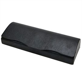 Tccase HY-8100-2 Eyeglass Case, Black, Semi-Hard, Magnetic