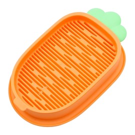 Tiardey 2 Pieces Orange Cat Grass Tray, Cat Grass Germination Tray, Hydroponics Cat Grass Box, Sprouter Tray for Cat Grass Pets Great Gift for Pets