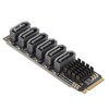 M.2 to SATA3.0 Adapter Card 6Gbps High Speed ASM1166 M.2
