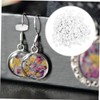 CAXUSD 200Pcs Plastic Earring Pads with Holes Drop Earring Stoppers