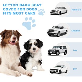 Dog Car Seat for Medium Dog - Back Seat Extender for Dogs,Large & Small Dog Car Seat Cover for Back Seat, Dog Hammock for Car Back Seat Dog Bed Mattress,Pet Car Seat for Car SUV Truck