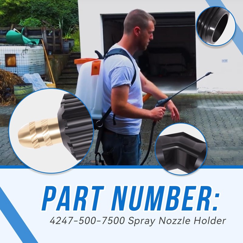 SeDeplacer 4247-500-7500 Spray Nozzle Holder(1PCS) Compatible with STIHL SG20,Brass Nozzle