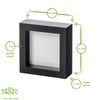 Light Wood Effect 4x4 Box Photo Frame - Standing &