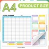 A4 Thick Study and Revision Planner Pad for Scheduling and