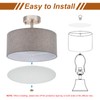 PATIKIL Lampshade Diffuser, 2 Pcs 7.5" Diameter with 3/8" Center