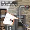 Sealegend 39 Feet Chimney Sweep Kit Chimney Brush, Chimney Cleaning
