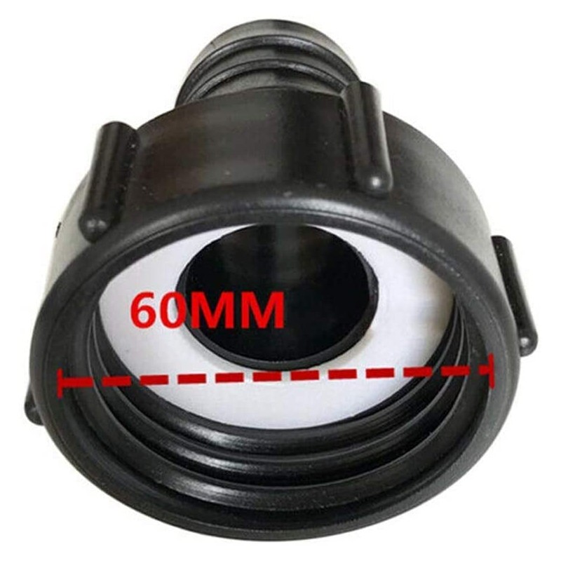 Edinstry S60 x 6 Ton Barrel Valve Reducer Connector 60mm