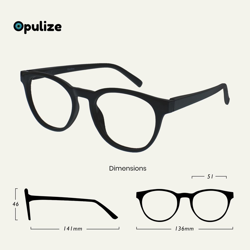 OPULIZE BLU Blue Light Blocking Reading Glasses for Women Men,