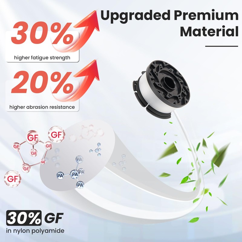 AF100 Replacement Spools for Black Decker Weed Eater String, 30Ft