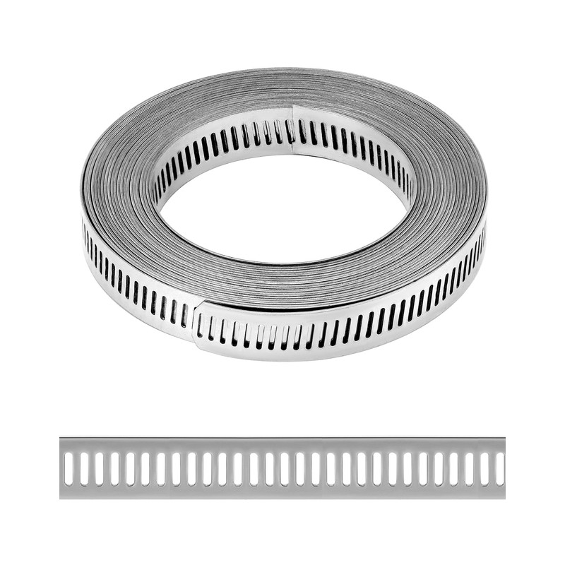QWORK® 304 Stainless Steel Adjustable Hose Clamps, Hose Clamps 5