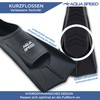 Aqua Speed Short Flippers For Adults And Children, High Tech