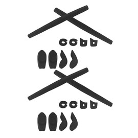 SmartVLT 2 Pair Black Replacement Earsocks & Nosepieces Kits for Oakley Juliet