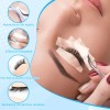 12 Cintas Extension Pestañas Micropore Transpirable Blanco