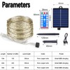 Hopelit Solar Lichterkette Aussen, 20m 200LEDs Lichterkette Außen Solar Lichterkette