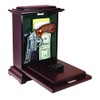 PS Products Ps Concealment Clock - Rectangle, Mahogany (Pack of