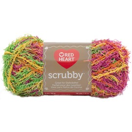 Red Heart Scrubby Yarn-Tropical3