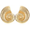 CWVHQ Bohemian Conch Shell Earrings for Women Statement Long Gold