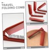IWOWHERO Brush and Comb Set 2 Folding Hair Brushes for