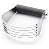 Spring Chef Large Gray Dough Blender For Baking, Heavy Duty