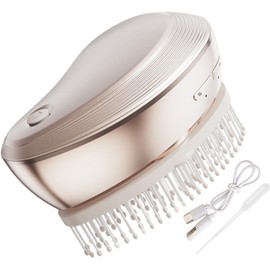 Vibrating Hair Steam Brush Electric Scalp Stimulator Comb