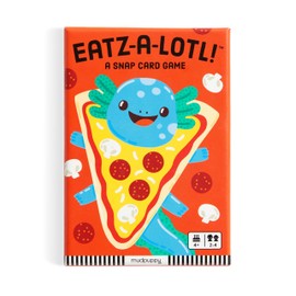 Mudpuppy Eatz-A-Lotl! – Adorable Axolotl SNAP Fast Paced Matching Card Game with Quirky Illustrations of Axolotls for Children Ages 4 and Up, 2-4 Players