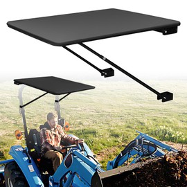 CarriTurf Universal Tractor Canopy for ROPS – UV-Resistant Sunshade for Compact Tractors, Riding Mowers, Zero Turn Mowers & Lawn Tractors – Easy Bolt-On Installation