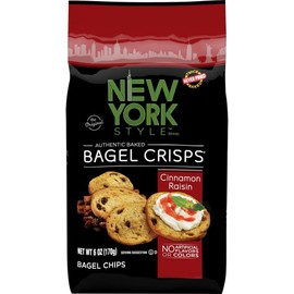 Generic New York Style Cinnamon Raisin Bagel Crisps, 6 oz, 6 Pack