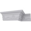 Ekena Millwork MLD04X04X05VE Versailles Crown Moulding, 4 3/8"H x 3