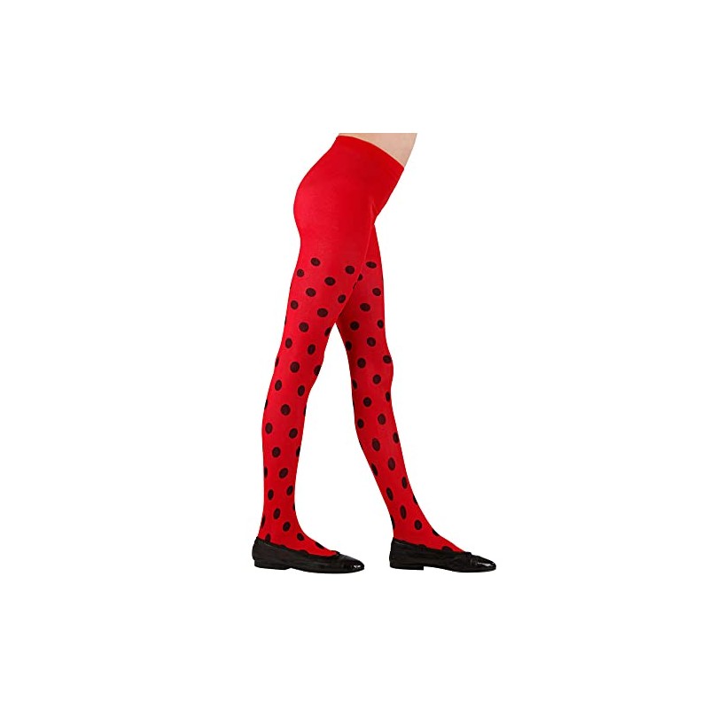 LADYBUG PANTYHOSE - RED/BLACK SPOT - 1-3yrs