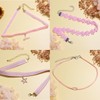 6PC Color Chokers Set For Women Heart Pearl Choker Necklaces