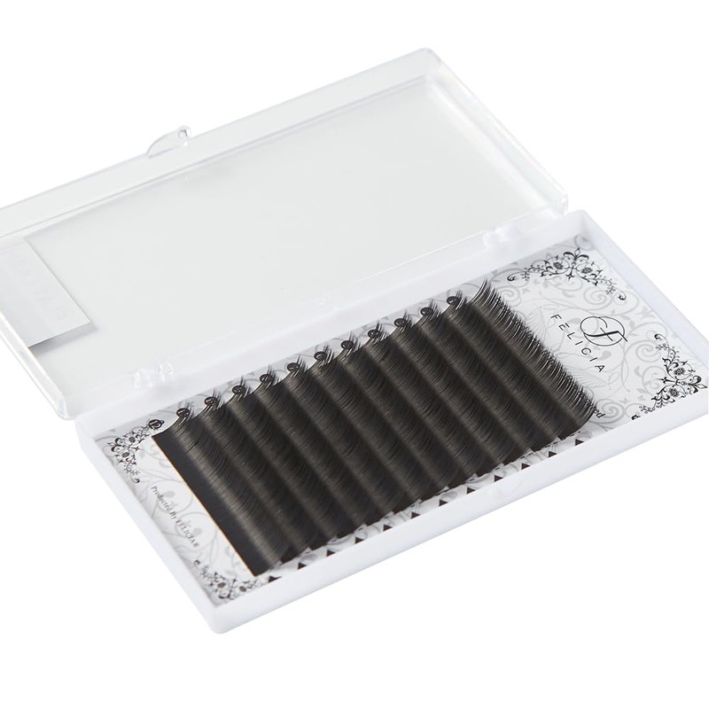 FELICIA Flat Lash Matte Eyelash Extensions Ultra Soft Single Matsueku