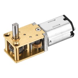 DMiotech 12V 27RPM Rated Torque 5.7 Output Shaft Length 8mm Micro DC Speed Reduction Motor Mini Metal Gearbox Motor for RC Car Robot Model DIY RC Toys Engine