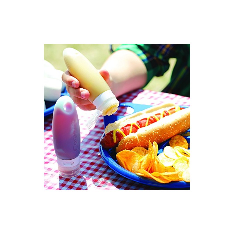 Coghlan's Travel Bottles, Refillable, Leakproof, BPA-Free, Compact Silicone Containers for