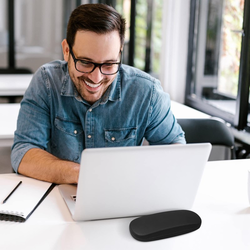 Joyberg Glasses Case, 2 Pack Eyeglass Case with Cleaning Cloth,