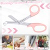 2 Pcs Nursing Scissors with 2 Pcs Retractable Badge Reels